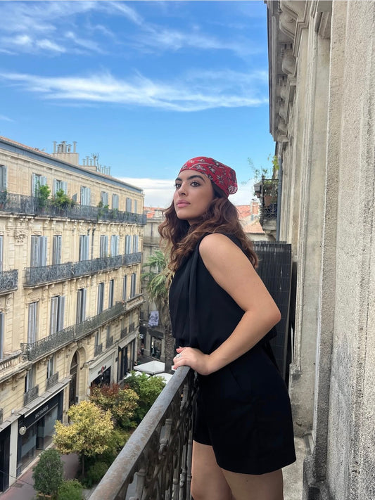 Foulard Linos rouge