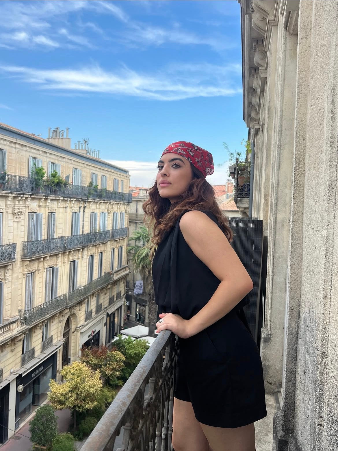 Foulard Linos rouge