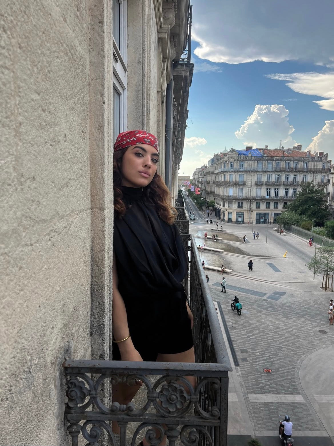 Foulard Linos rouge